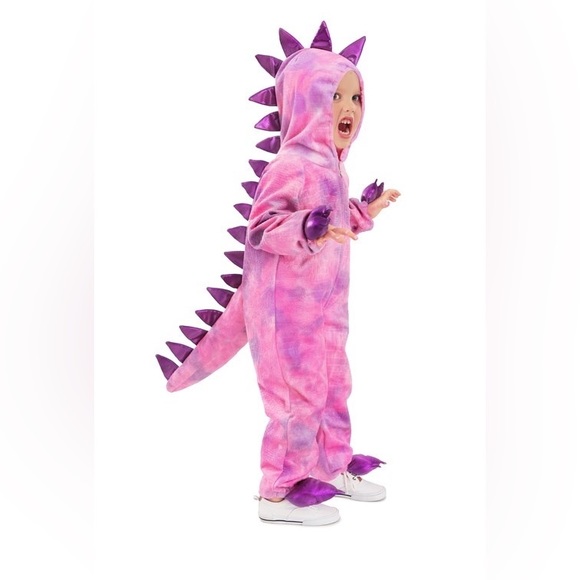 Toddler Girls Tilly the T-Rex Dinosaur Costume - XS (approx 3T) - Picture 2 of 8
